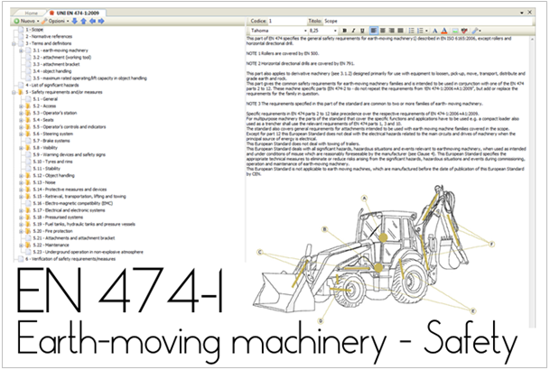 EN 474-1:2009 Earth-moving machinery. Safety. General requirements