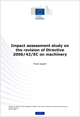 Impact assessment study on the revision of Directive 2006/42/EC