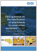 Guidance on the classification of attachments to construction equipment - CECE