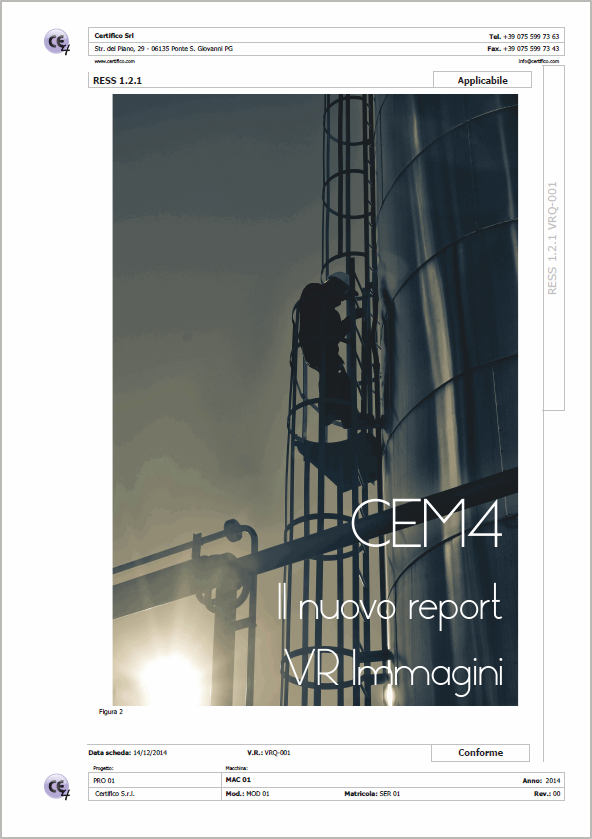 Report VR Immagini 2015