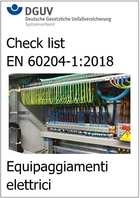 Check list EN 60204-1:2018 Testing of the electrical equipment of machines | IFA 2020