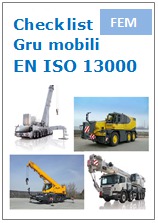 Check list EN ISO 13000 Gru Mobili Check list Non Conformità di marchi, documenti, caratteristiche