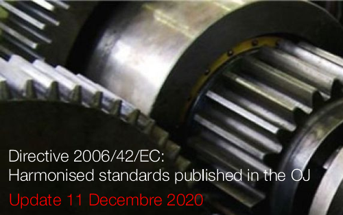 Directive 2006/42/EC: Harmonised standards published in the OJ