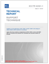IEC/TR 62061-1:2010 Ed. 1.0 Technical Report