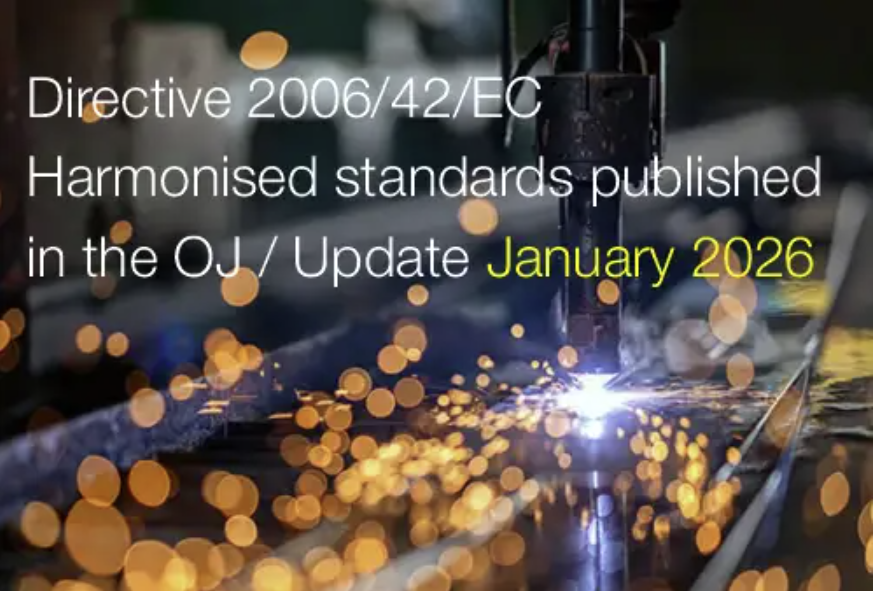 Directive 2006 42 EC Harmonised standards published in the OJ Update January 2026 Directive 2006 42 EC Harmonised standards published in the OJ Update January 2026