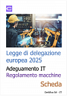 Legge di delegazione europea 2025   Regolamento macchine